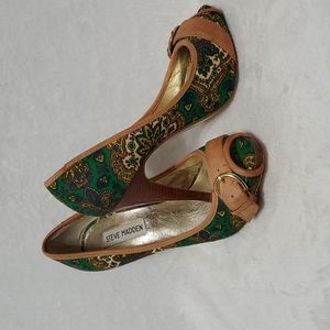 STEVE MADDEN Open toe high heel shoes 7M Green(Ss21)